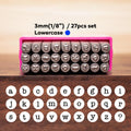 3mm Lowercase Metal Stamp Set | DIY Jewelry Tools