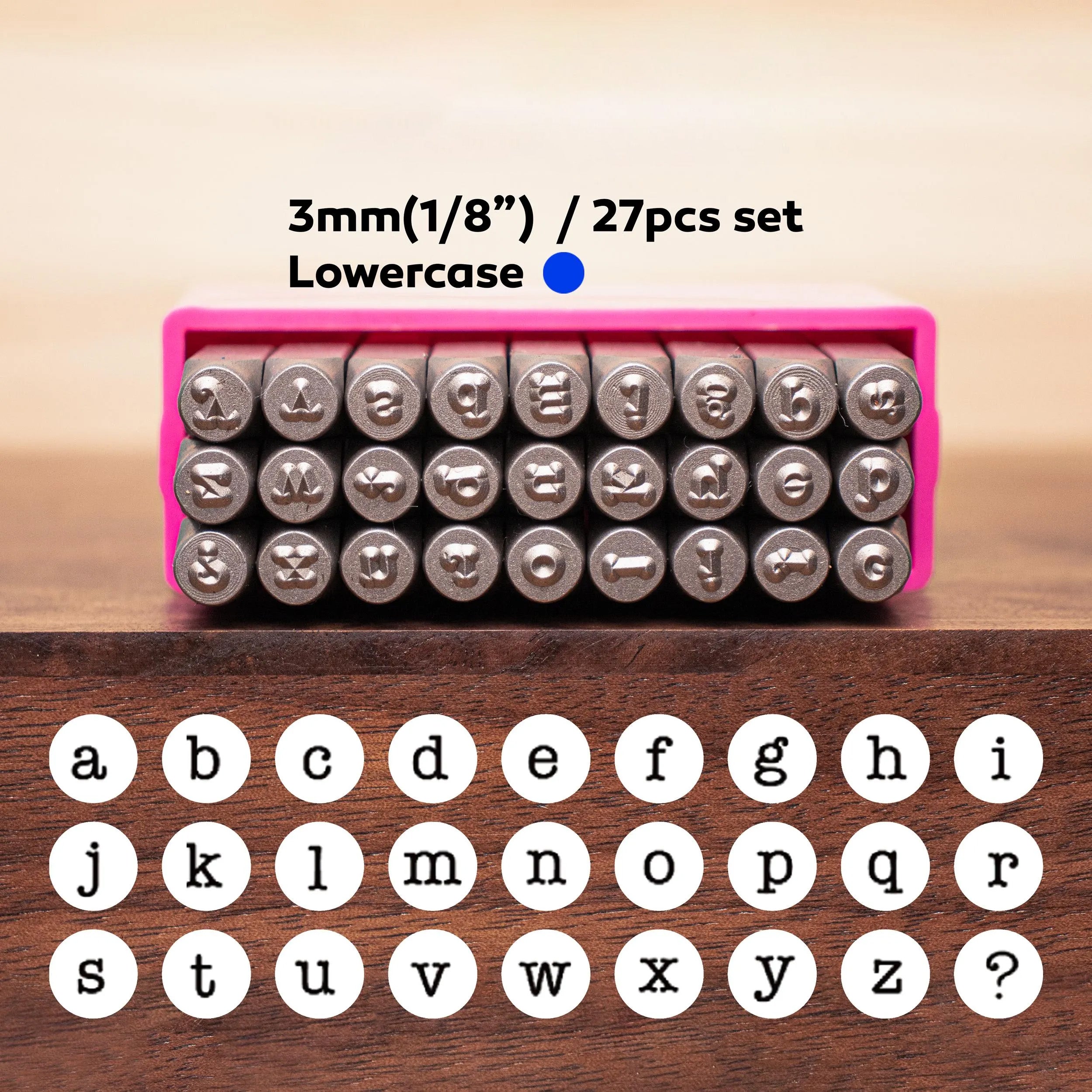 3mm Letter & Number Metal Stamp Set | DIY Jewelry Tools