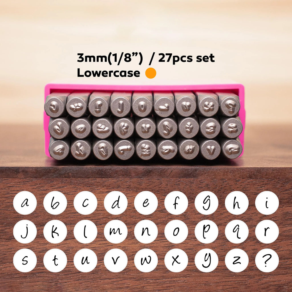 3mm Lowercase Metal Stamp Set | DIY Jewelry Tools