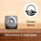 Ocean Wave Metal Stamp Set | DIY Jewelry Tools