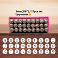 3MM Uppercase Metal Stamp Set | DIY Jewelry Tools
