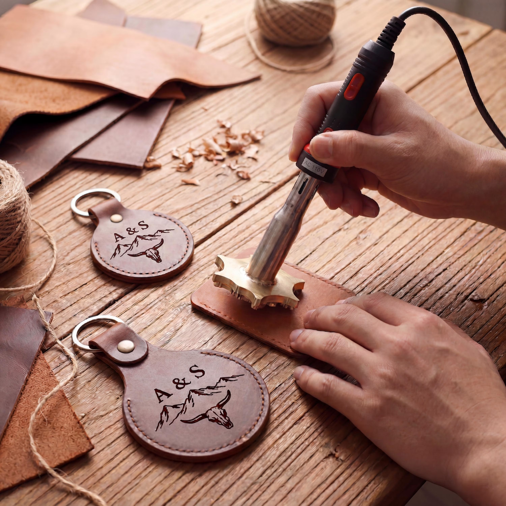 Custom Paper Branding Iron | Personalized Heat Stamp for Packaging & Crafts