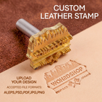 Custom Brass Leather Stamp | Personalized Hammer Punch Tool