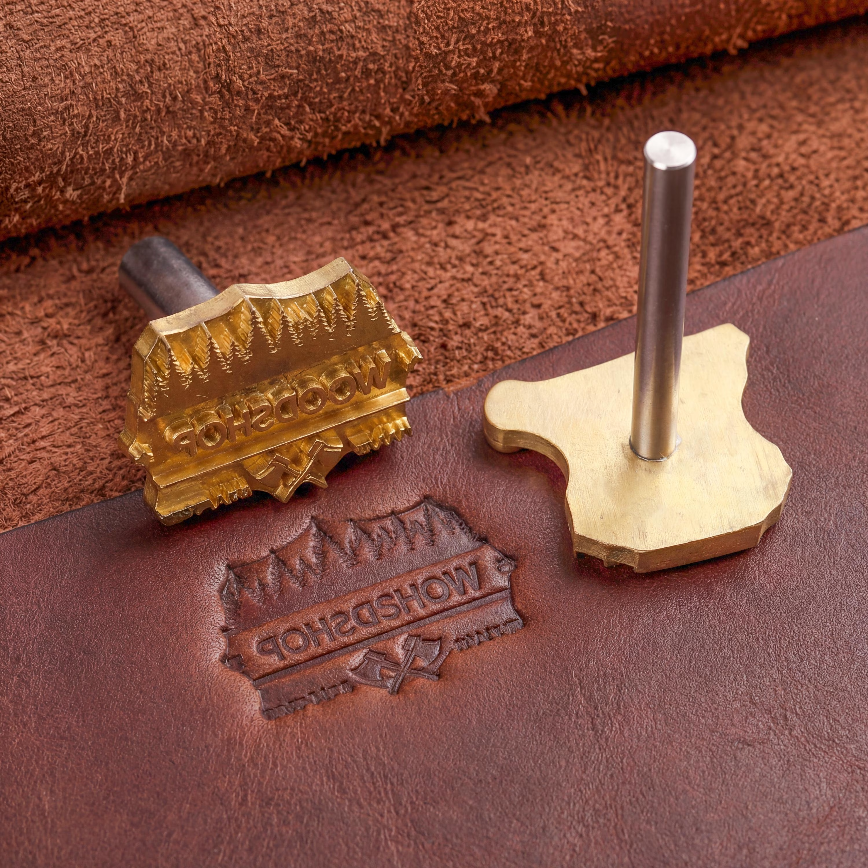 Custom Brass Leather Stamp | Personalized Hammer Punch Tool
