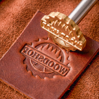 Custom Brass Leather Stamp | Personalized Hammer Punch Tool