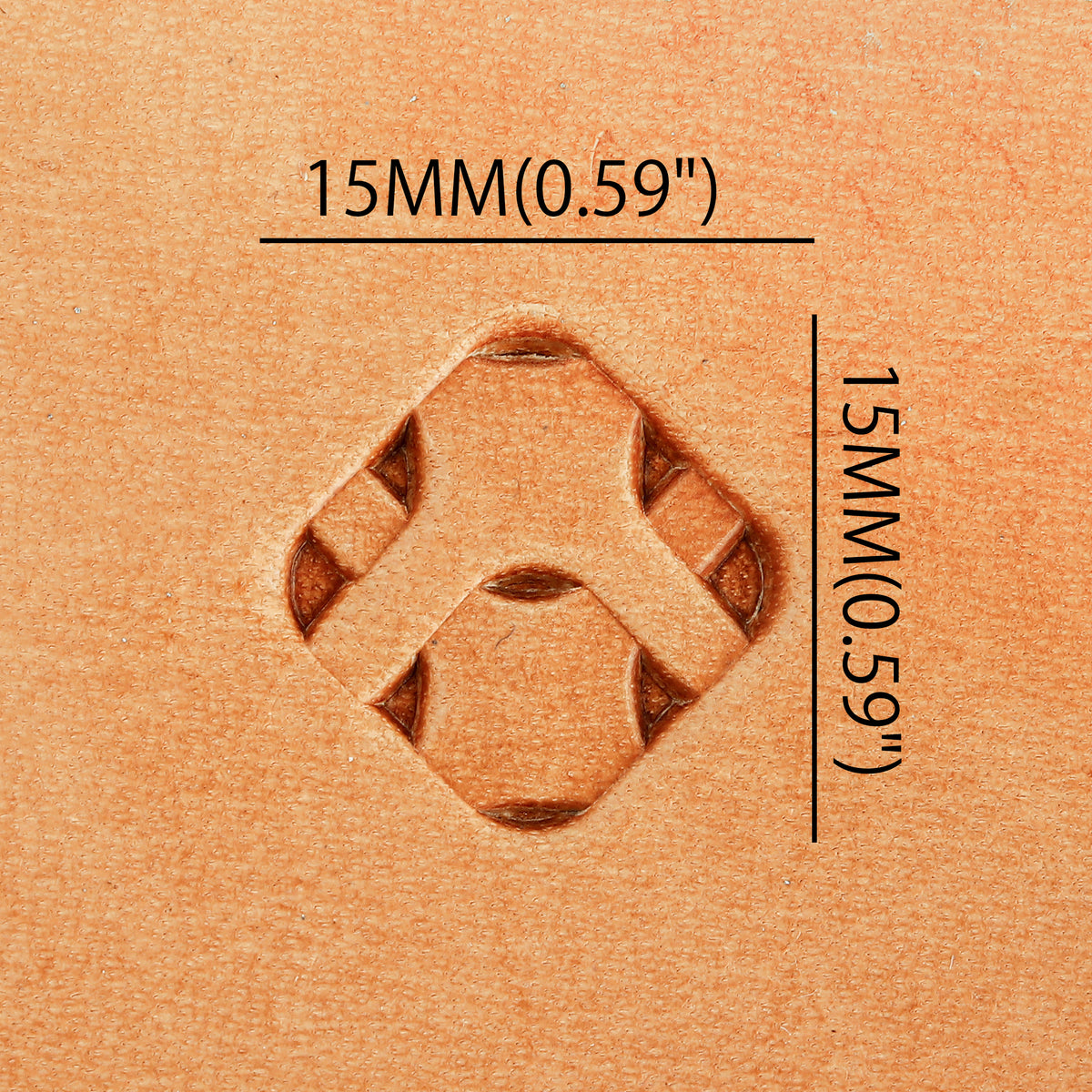 Wavy Lines Metal Stamp | DIY Leathercraft Tools - ELT038