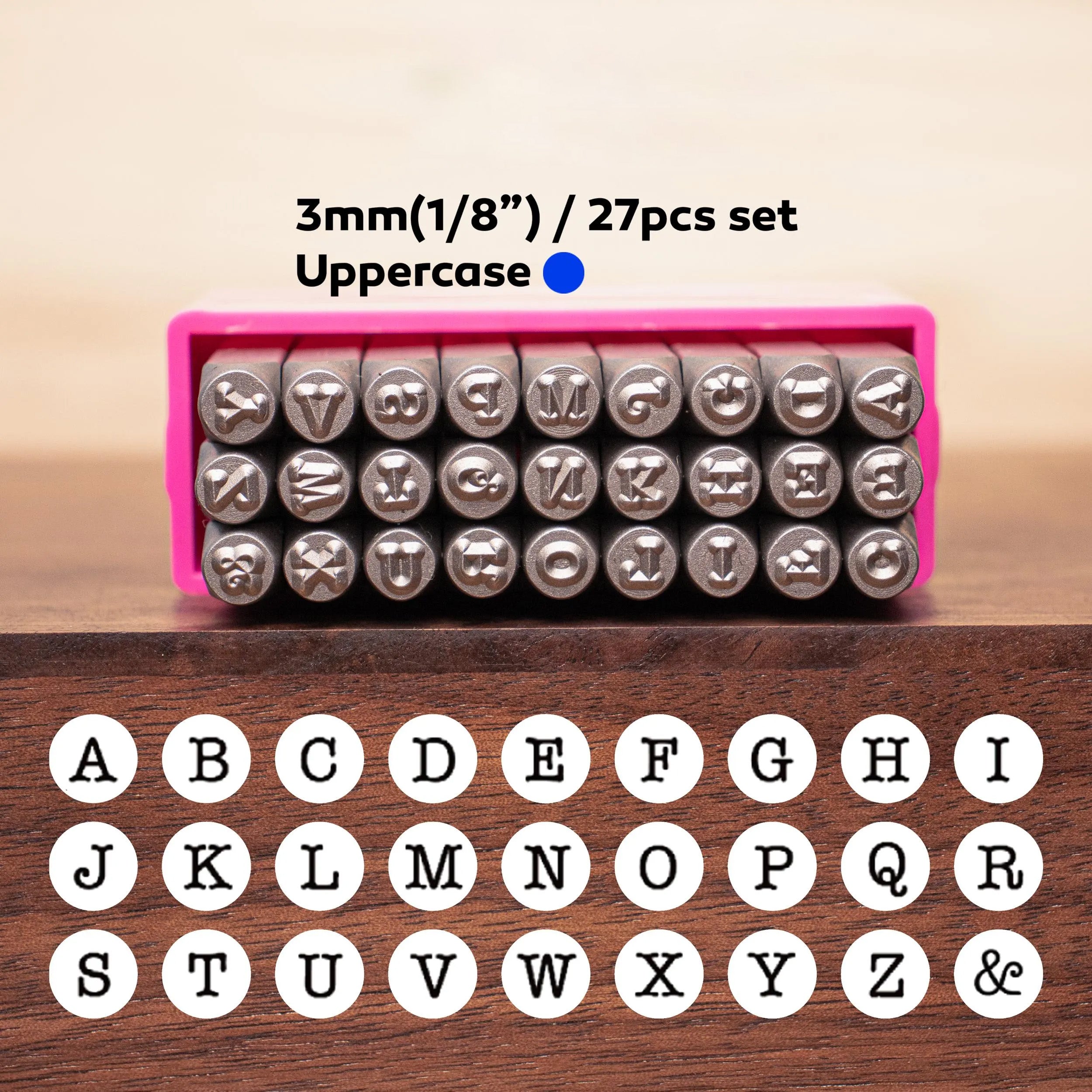 3mm Letter & Number Metal Stamp Set | DIY Jewelry Tools