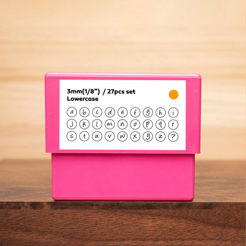 3mm Lowercase Metal Stamp Set | DIY Jewelry Tools