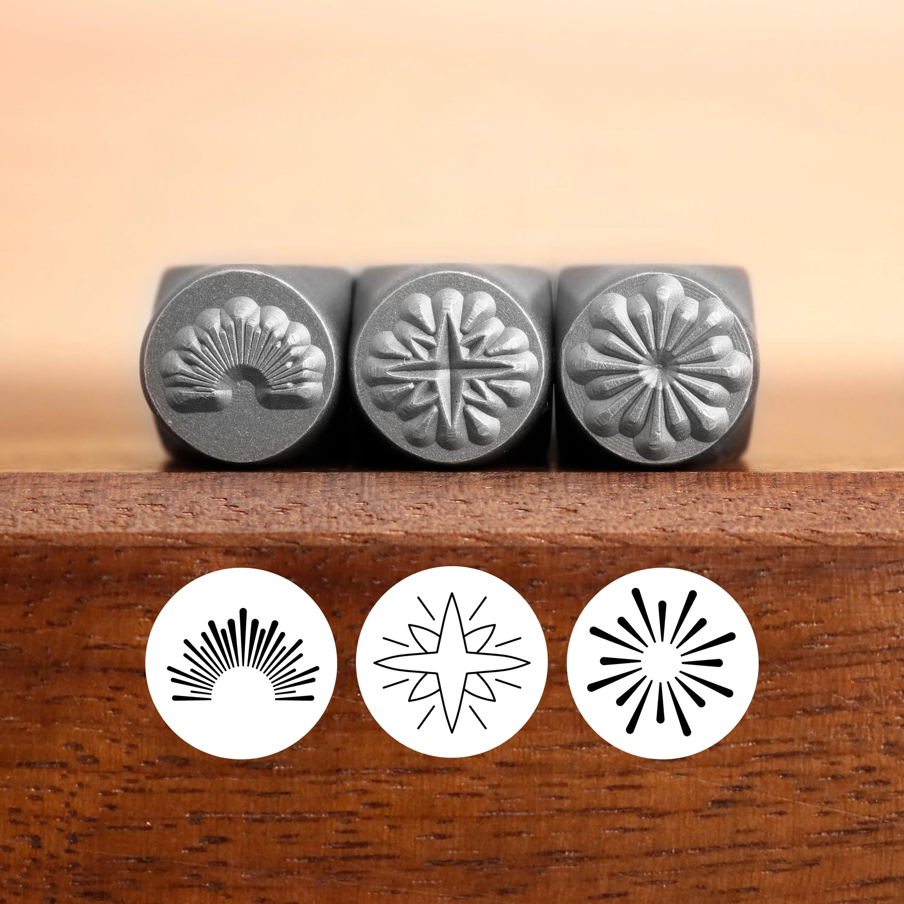Sunburst Metal Stamp Set | DIY Jewelry Tools