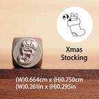 Christmas Metal Stamps Set | DIY Jewelry Tools
