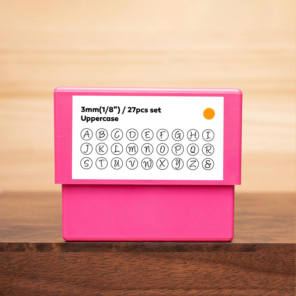 3MM Uppercase Metal Stamp Set | DIY Jewelry Tools