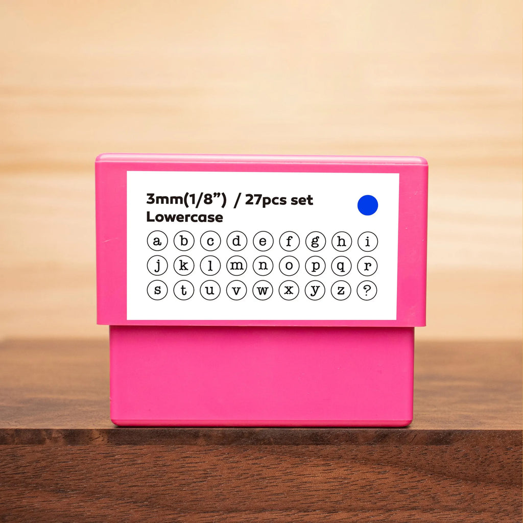 3mm Lowercase Metal Stamp Set | DIY Jewelry Tools