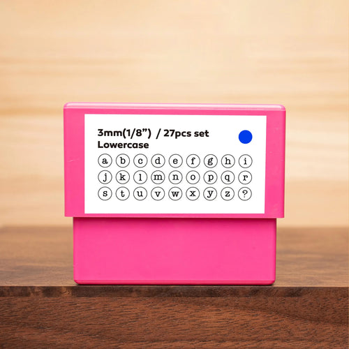 3mm Lowercase Metal Stamp Set | DIY Jewelry Tools