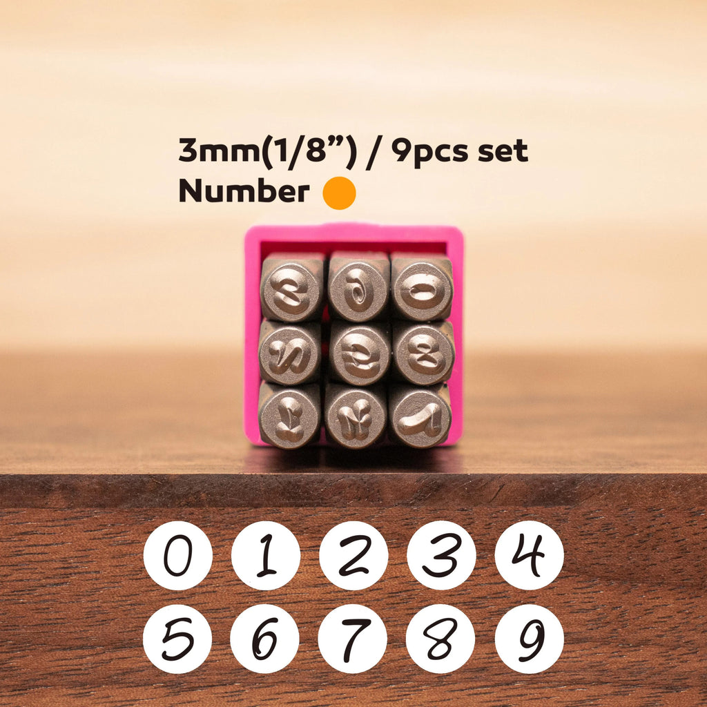 3mm Number Metal Stamps | DIY Jewelry Tools