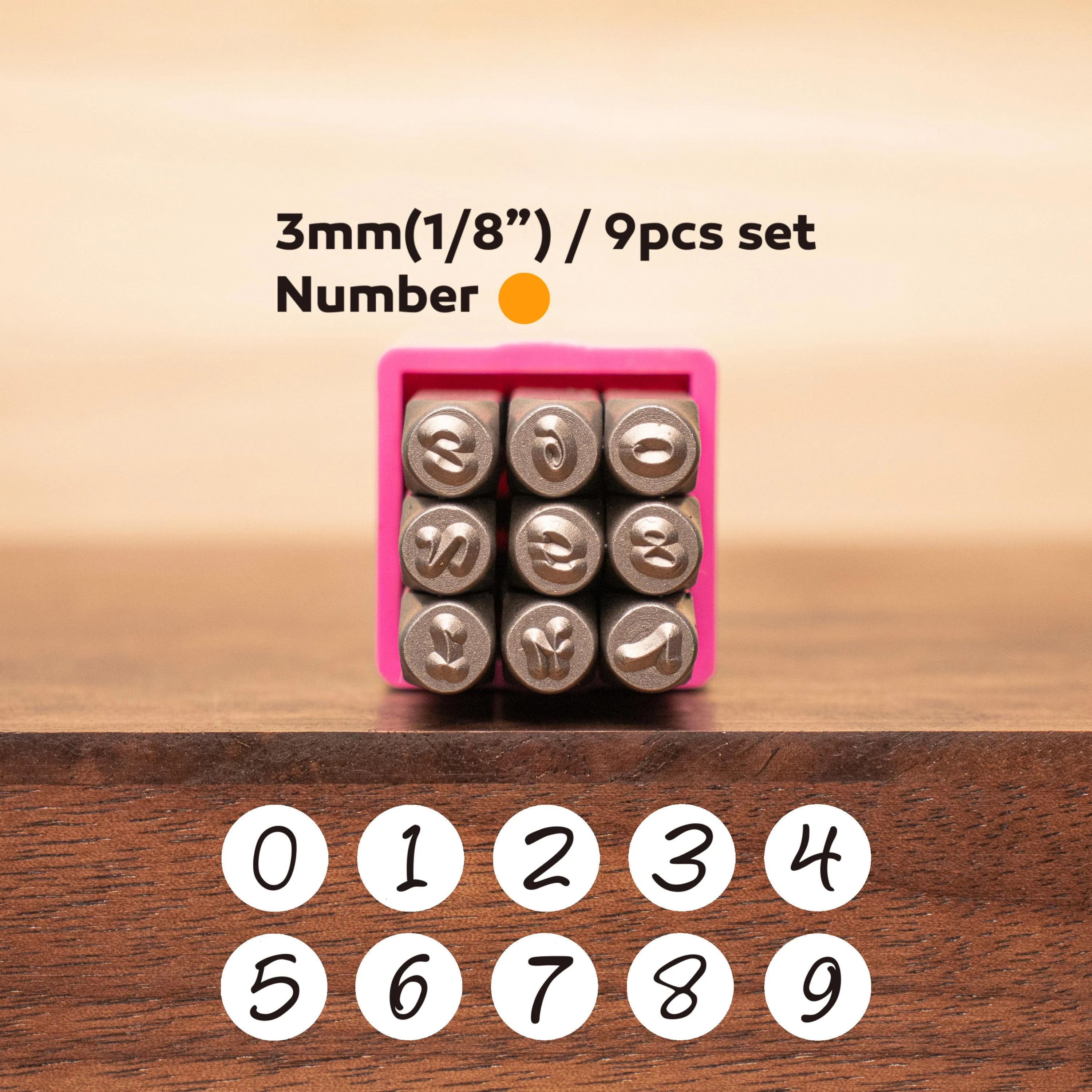 3mm Number Metal Stamps | DIY Jewelry Tools