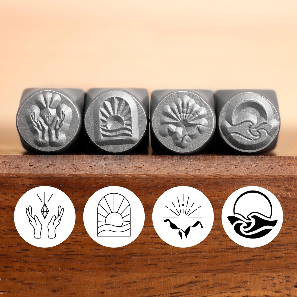 Ocean Wave Metal Stamp Set | DIY Jewelry Tools