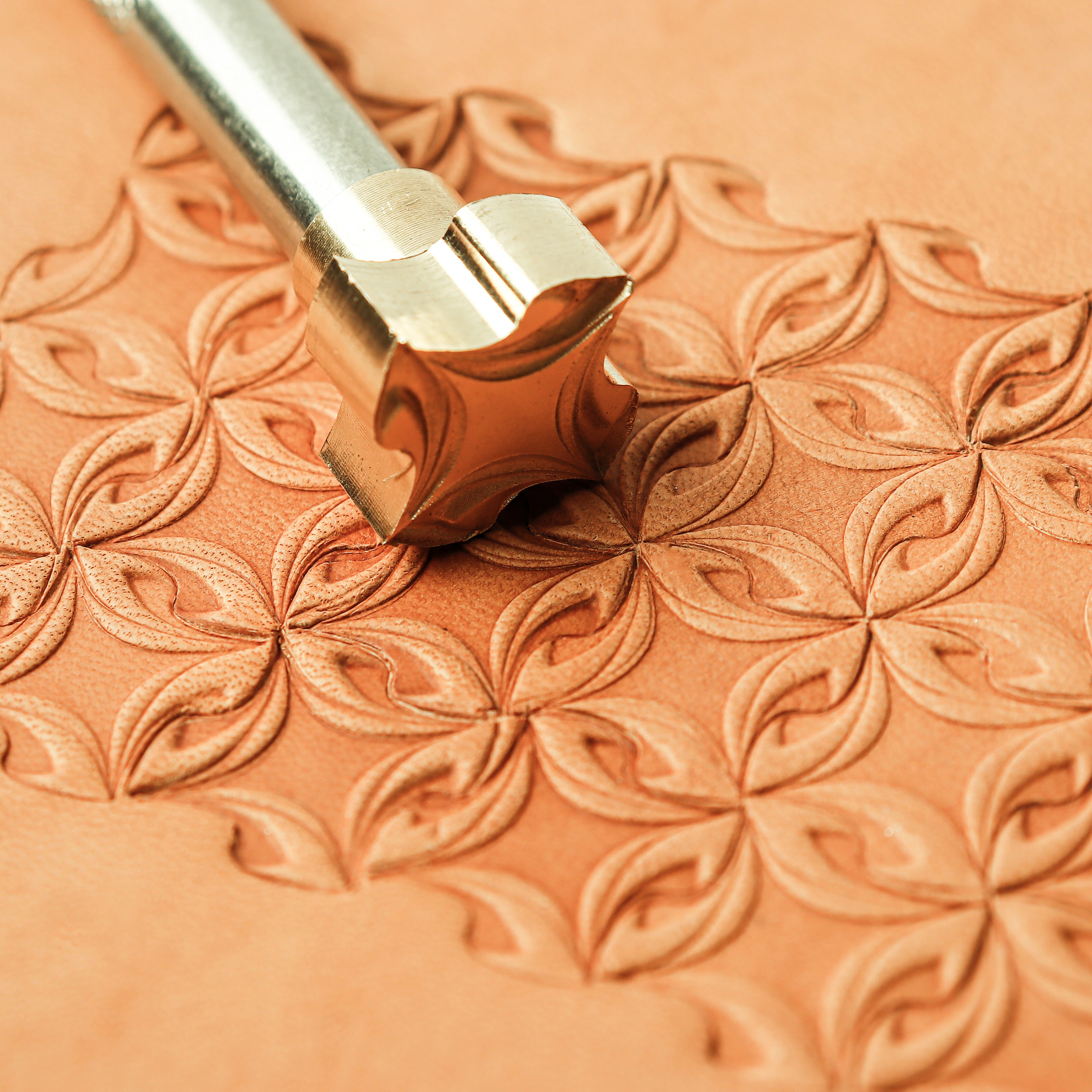 Petal Geometry Metal Stamp | DIY Leathercraft Tools