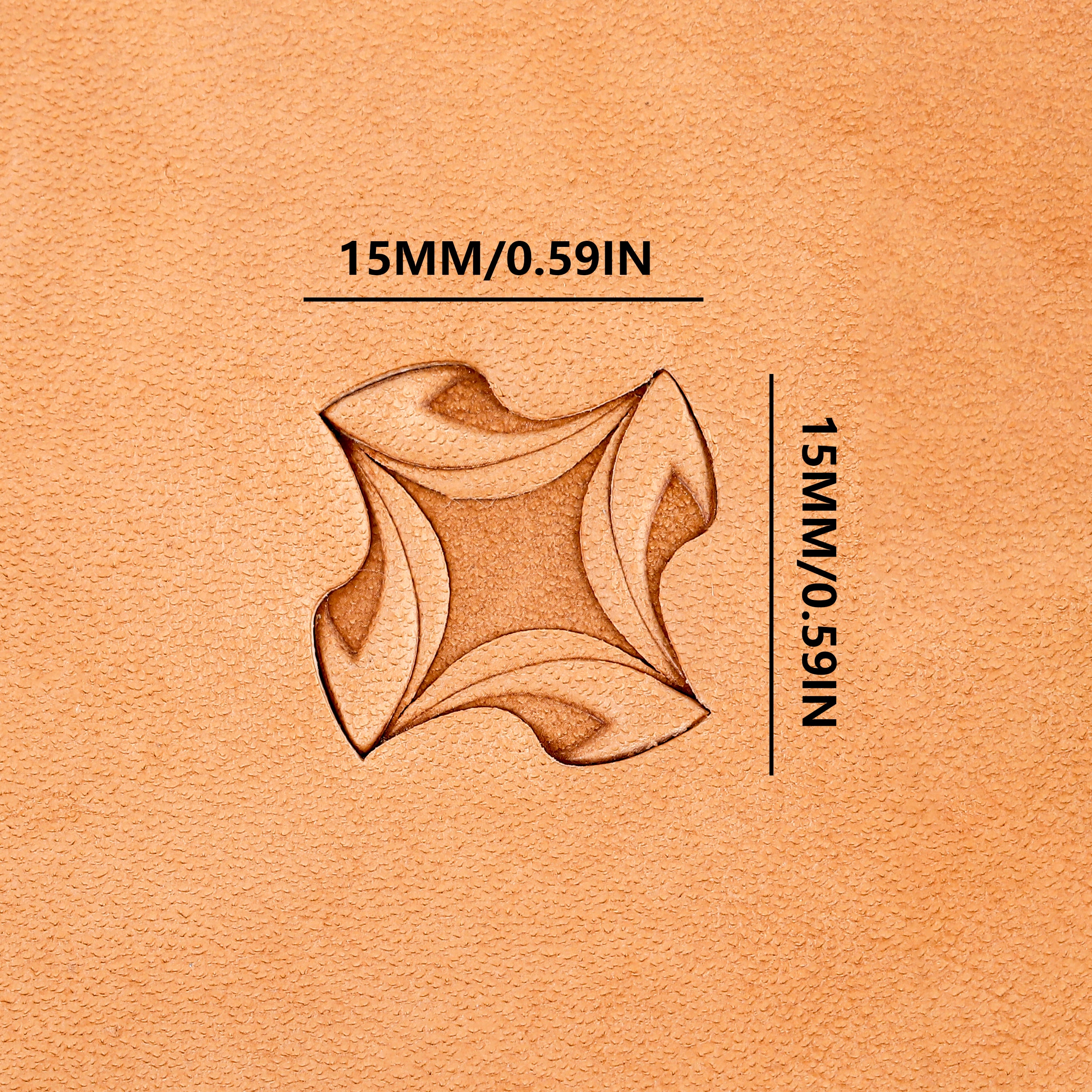 Petal Geometry Metal Stamp | DIY Leathercraft Tools