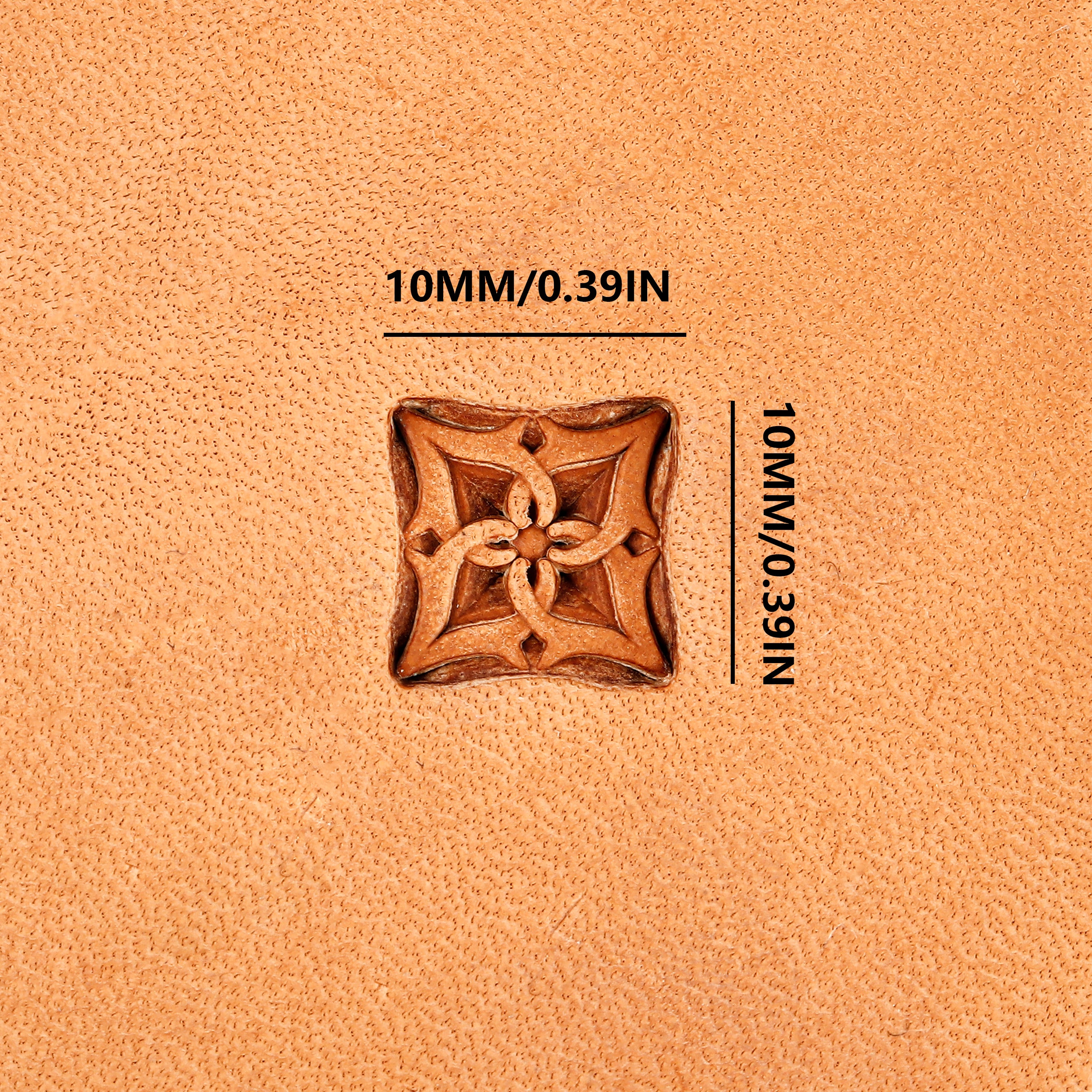 Floral Star Metal Stamp | DIY Leathercraft Tools