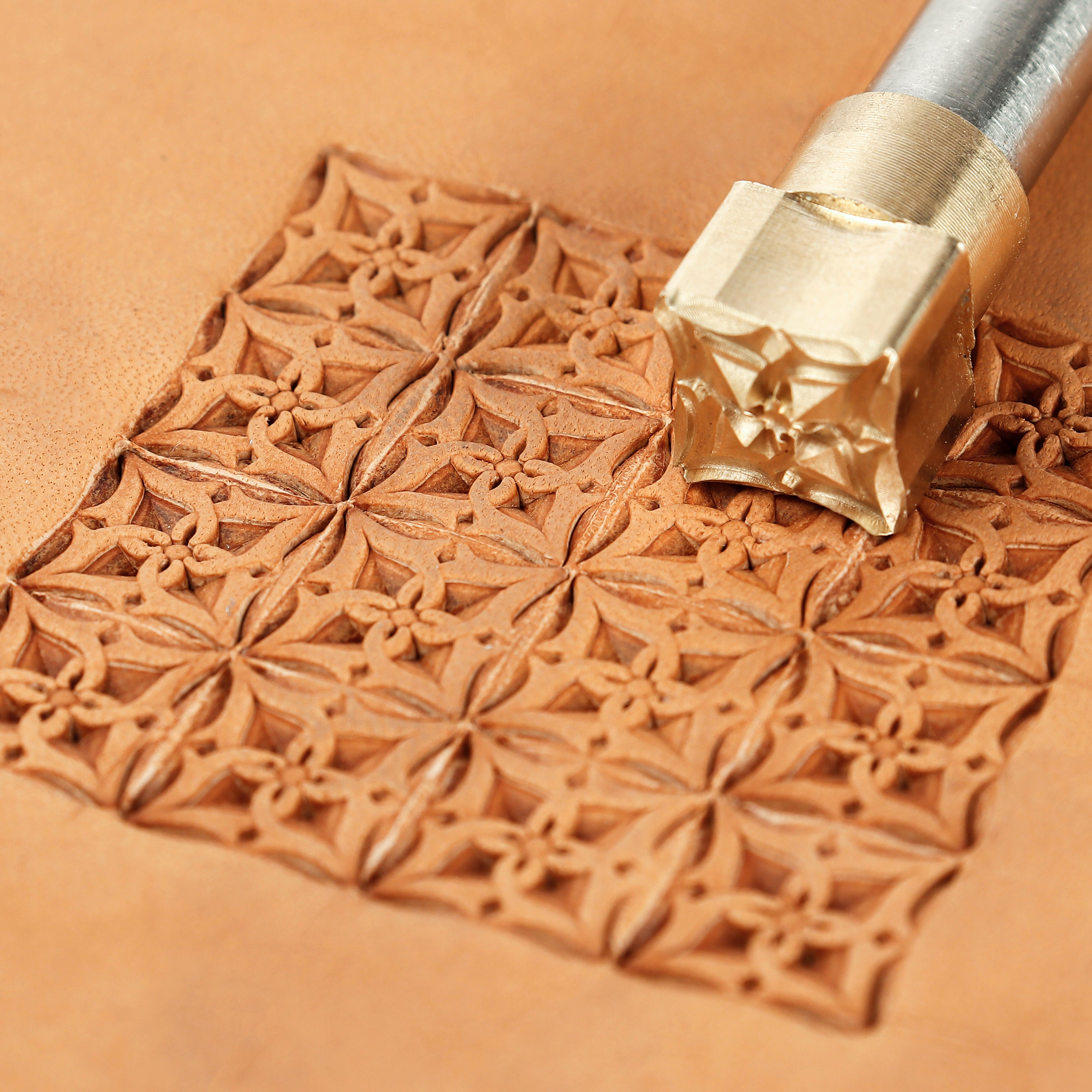 Floral Star Metal Stamp | DIY Leathercraft Tools