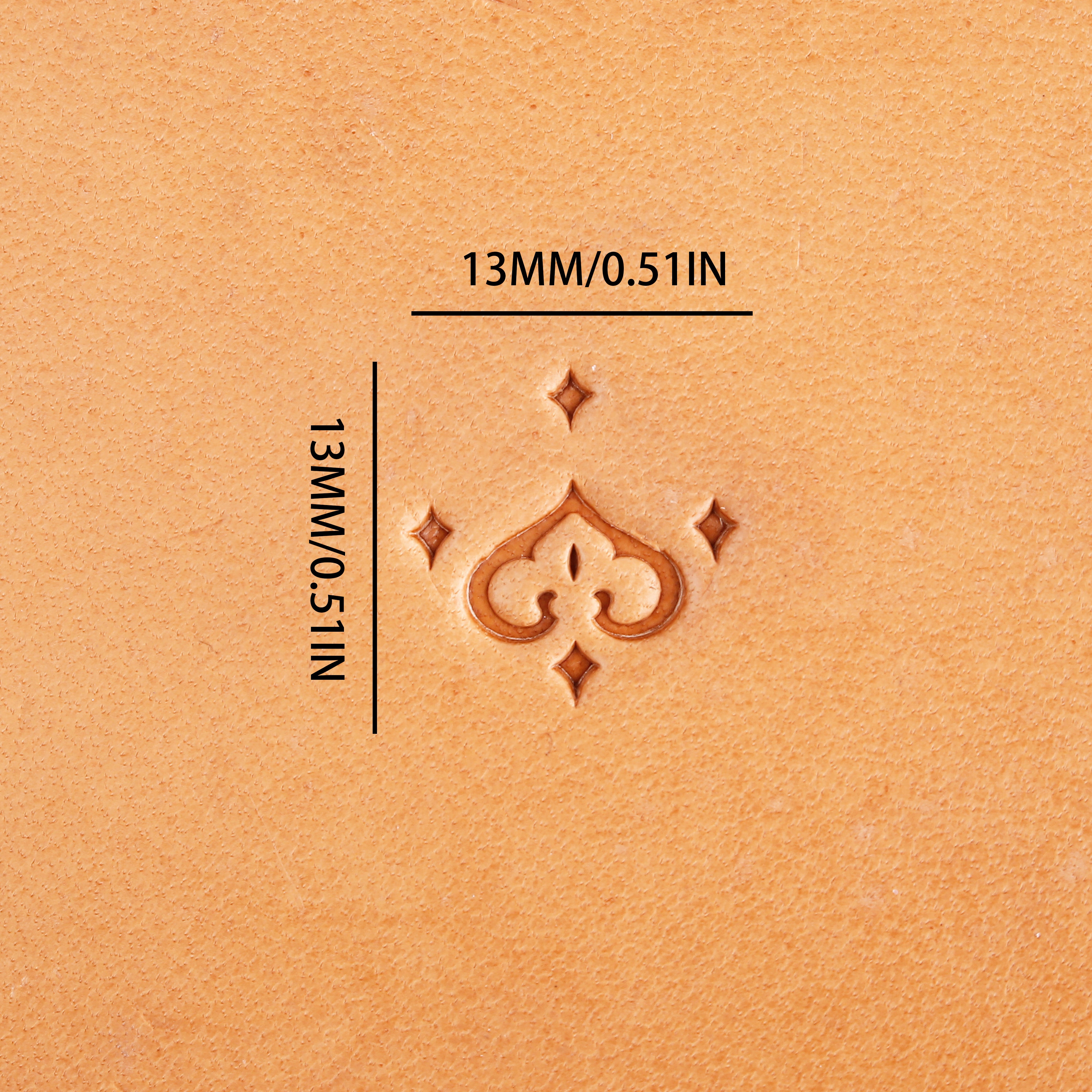 Royal Spade Metal Stamp | DIY Leathercraft Tools