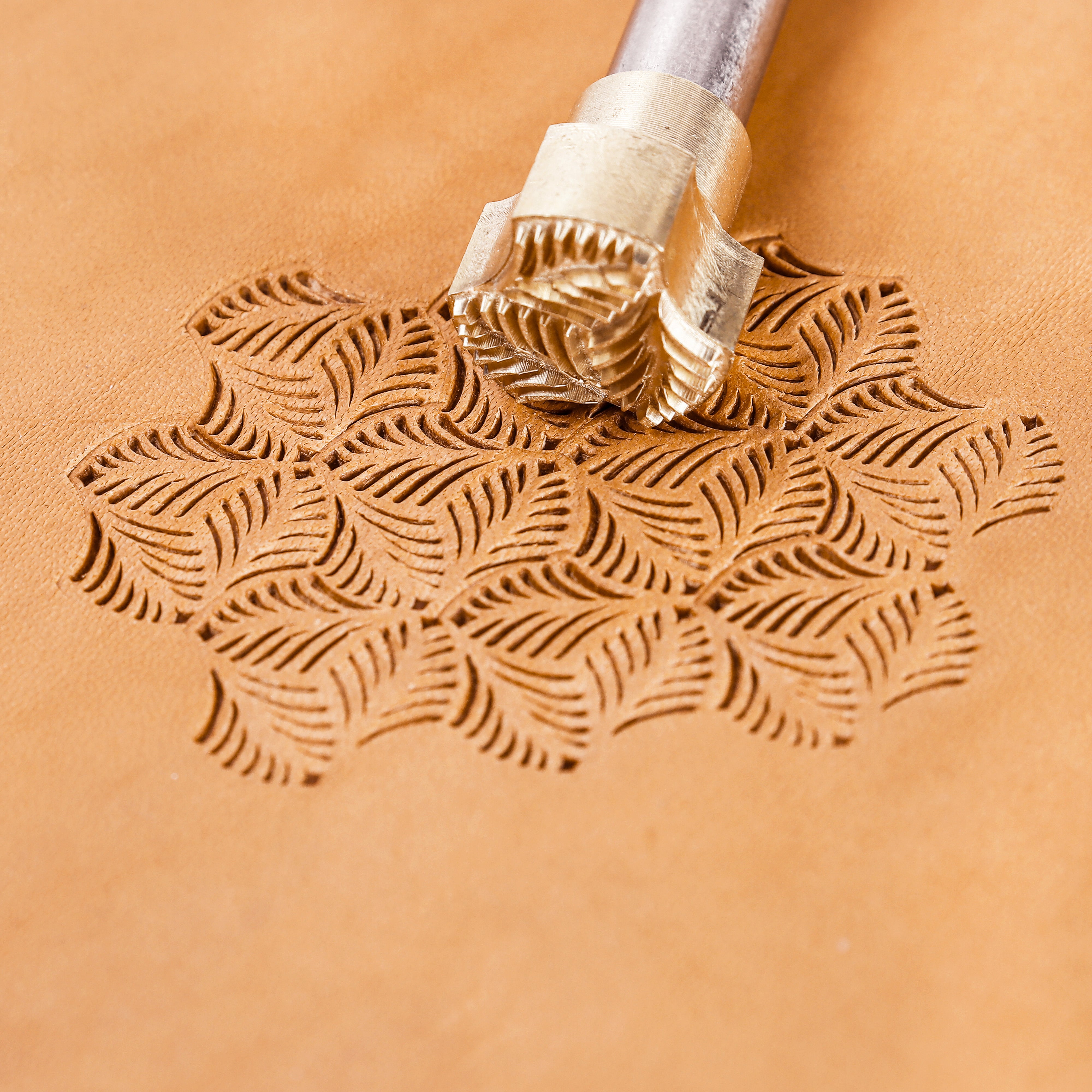 Motif Leaf Metal Stamp | DIY Leathercraft Tools