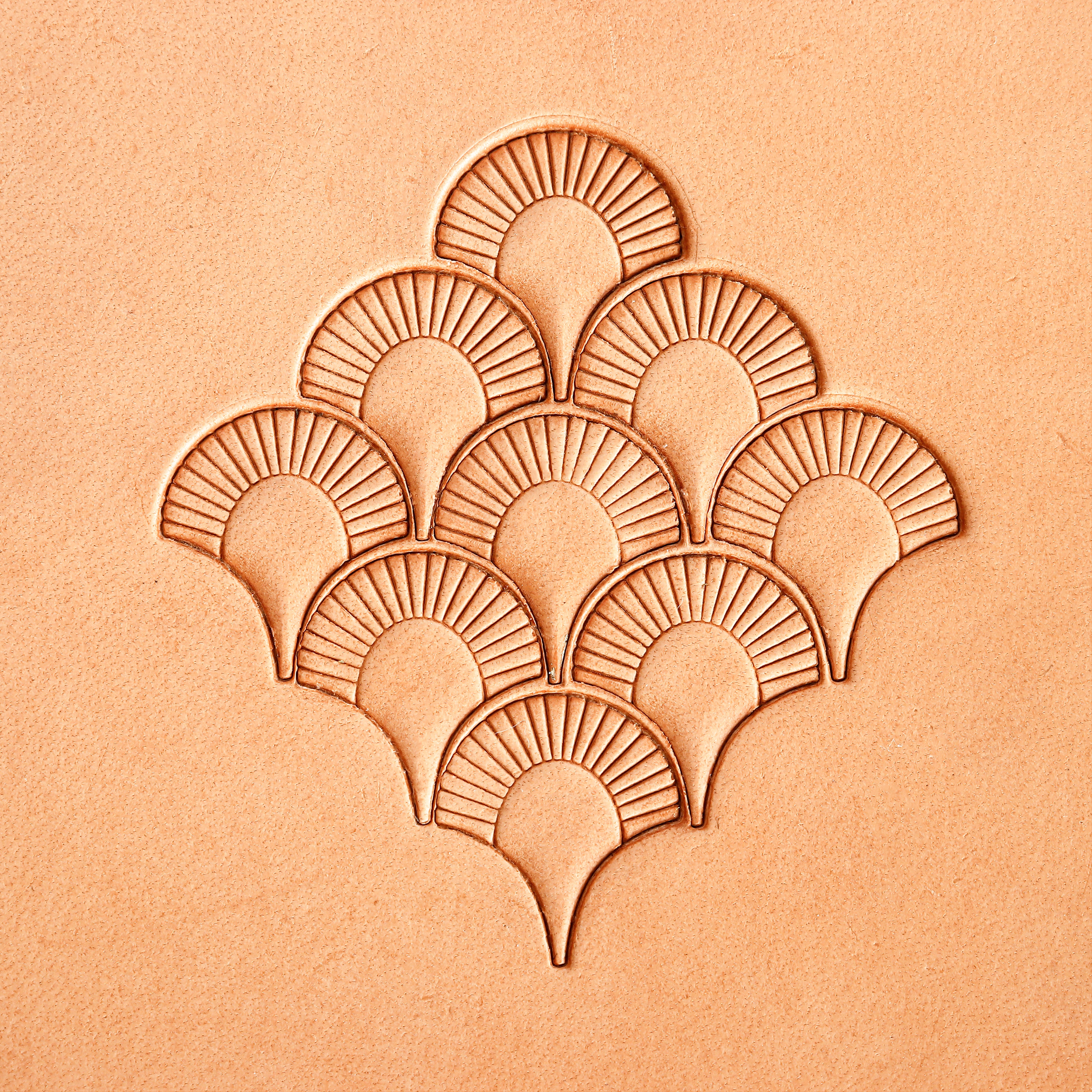 Fan Arches Geometric Metal Stamp | DIY Leathercraft Tools