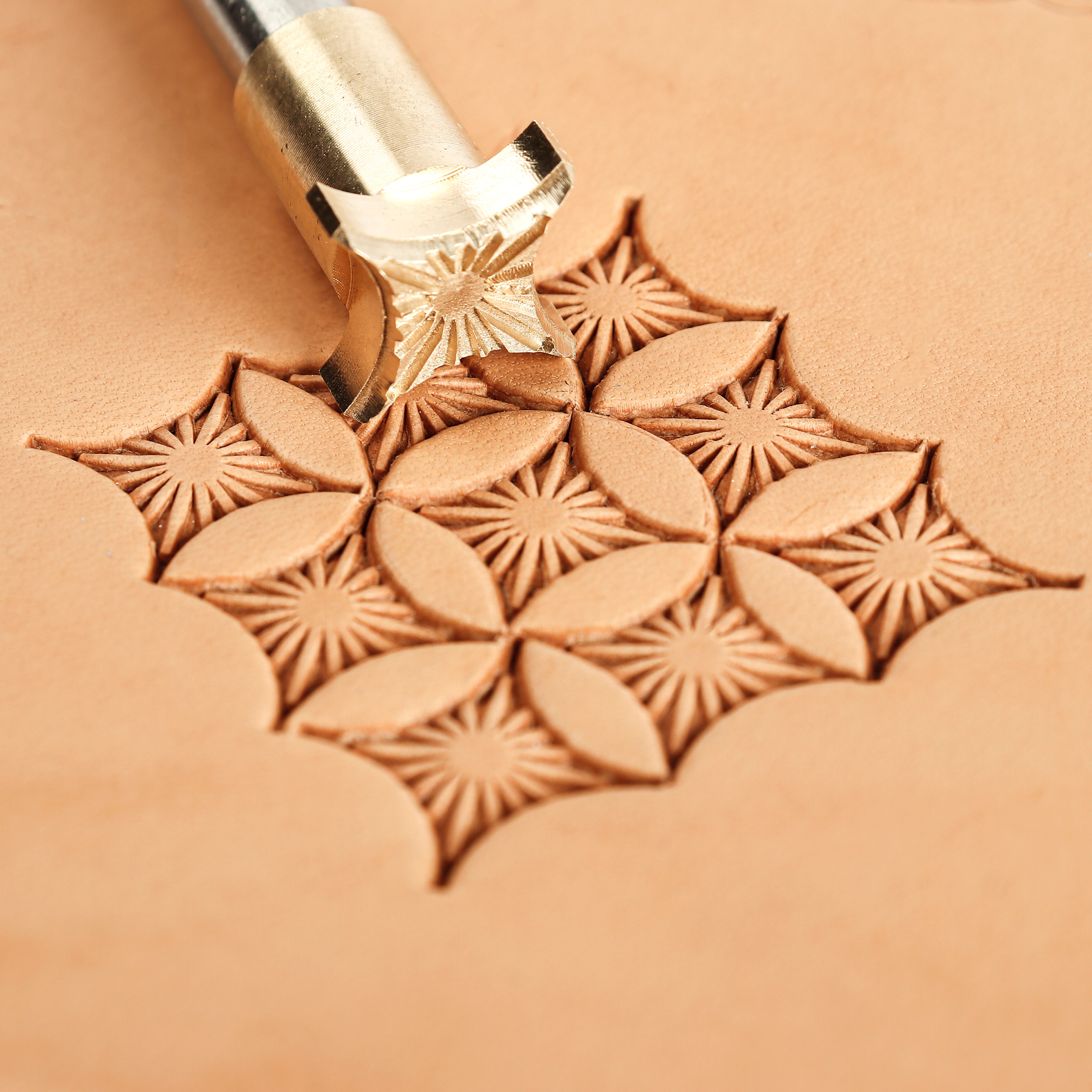 Starburst Geometric Metal Stamp | DIY Leathercraft Tools