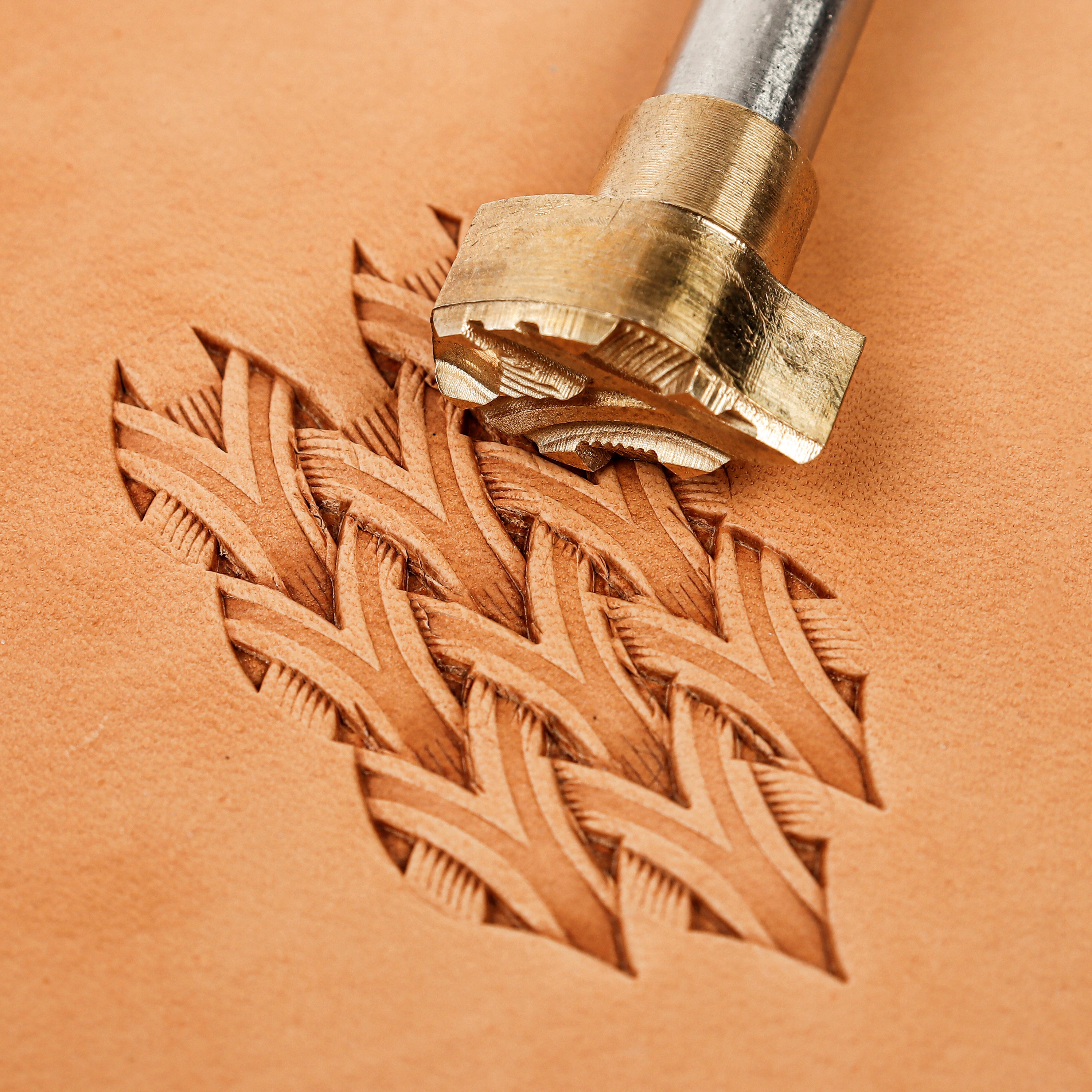 Basket Weave Metal Stamp | DIY Leathercraft Tools