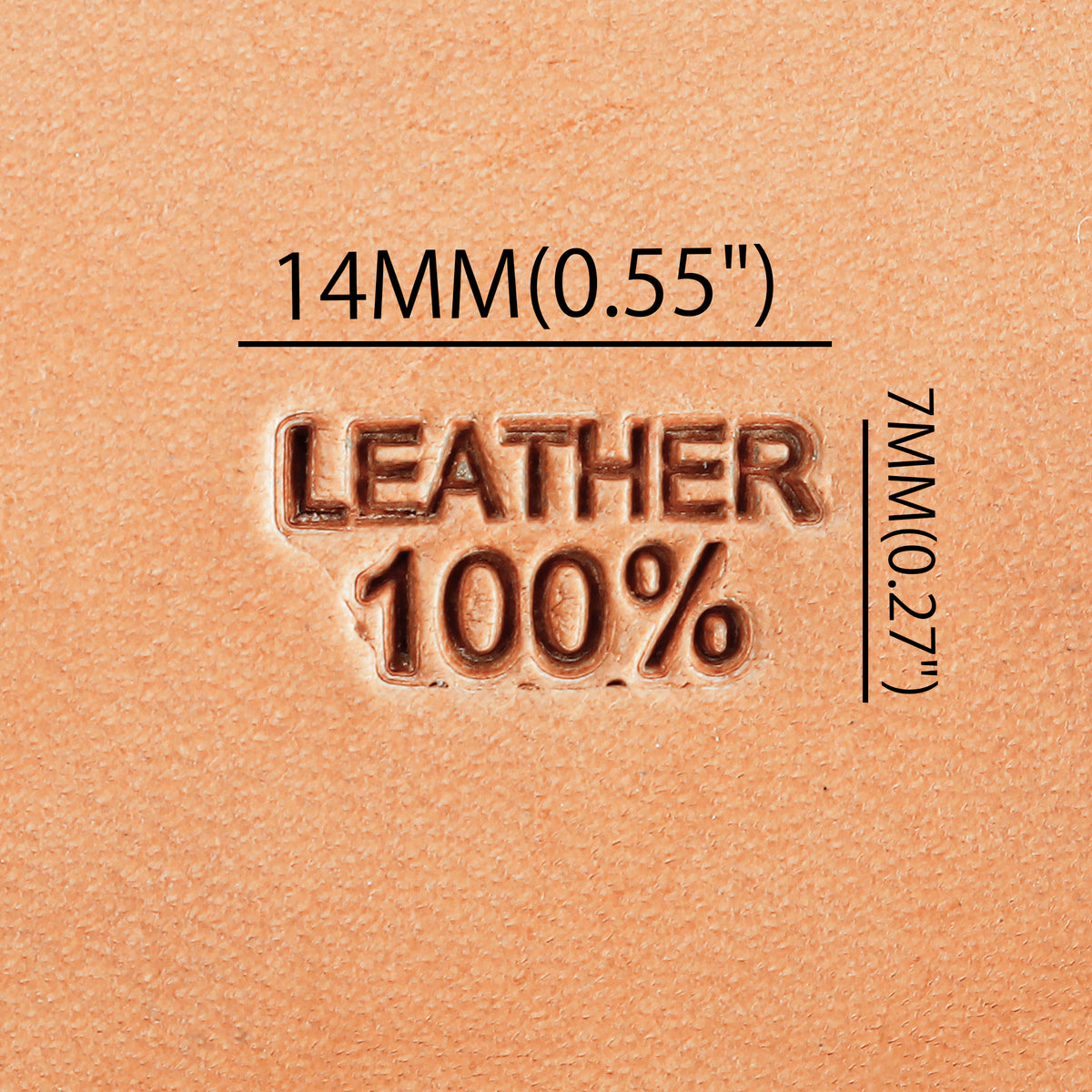Leather 100% Metal Stamp | DIY Leathercraft Tools - ELT015