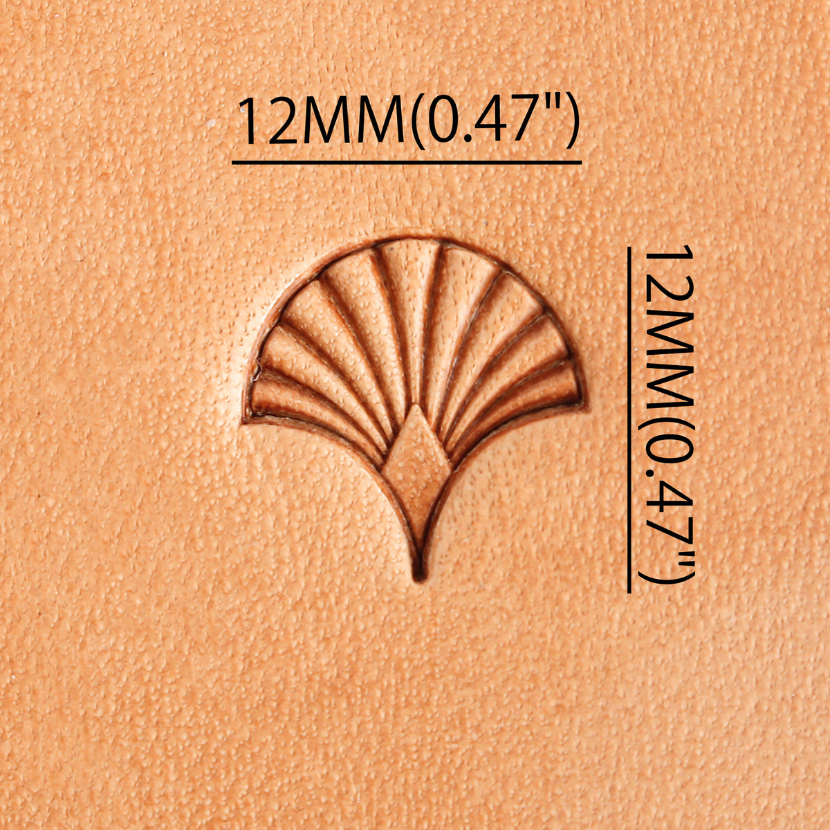 Scrollwork Brass Stamp | DIY Leathercraft Tools - ELT030