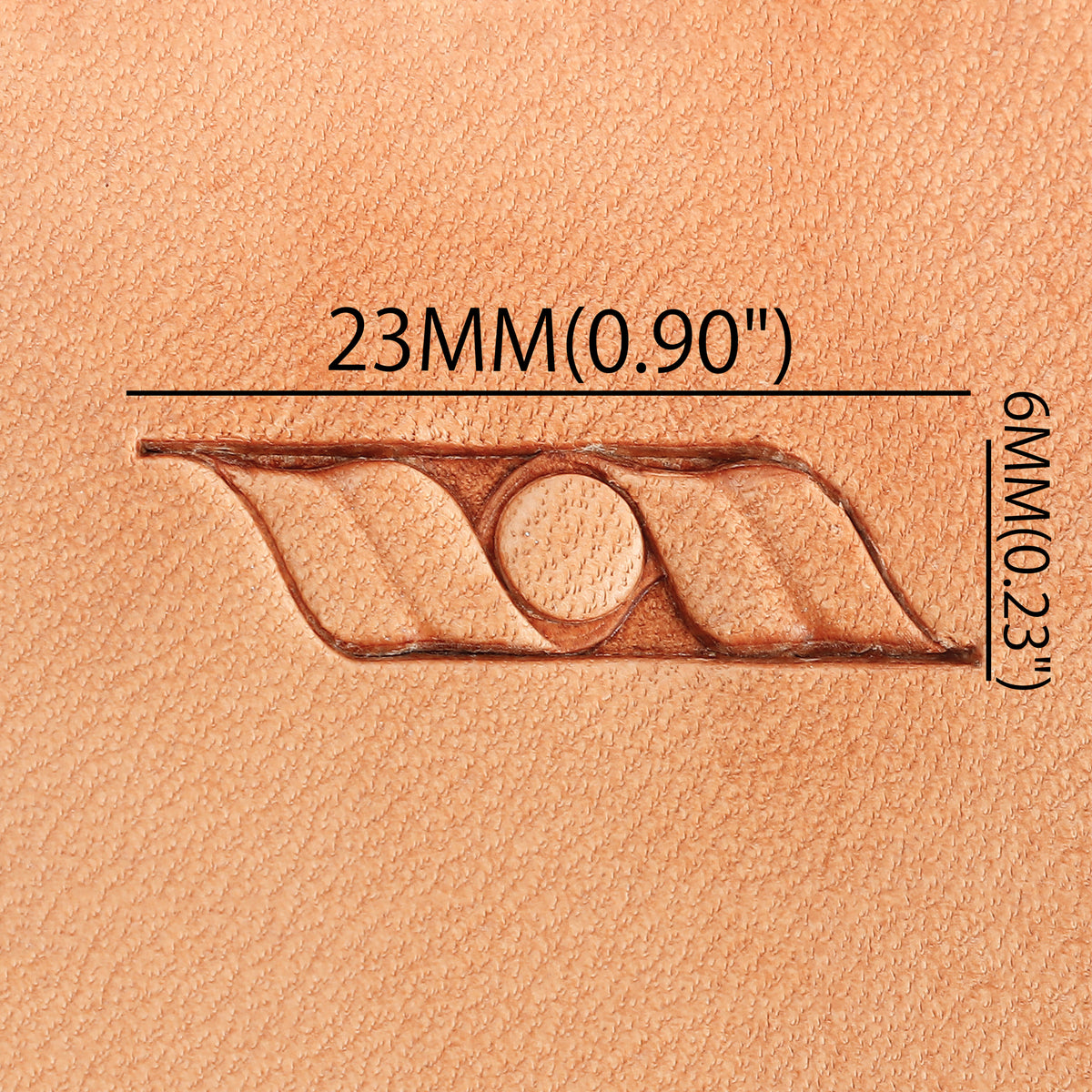 Molding Style Brass Stamp | DIY Leathercraft Tools - ELT036