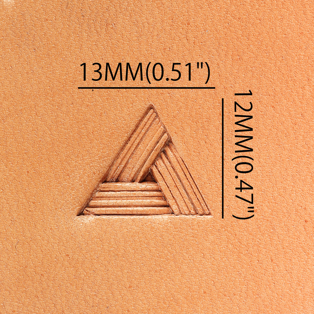Triquetra Brass Stamp | DIY Leathercraft Tools - ELT042