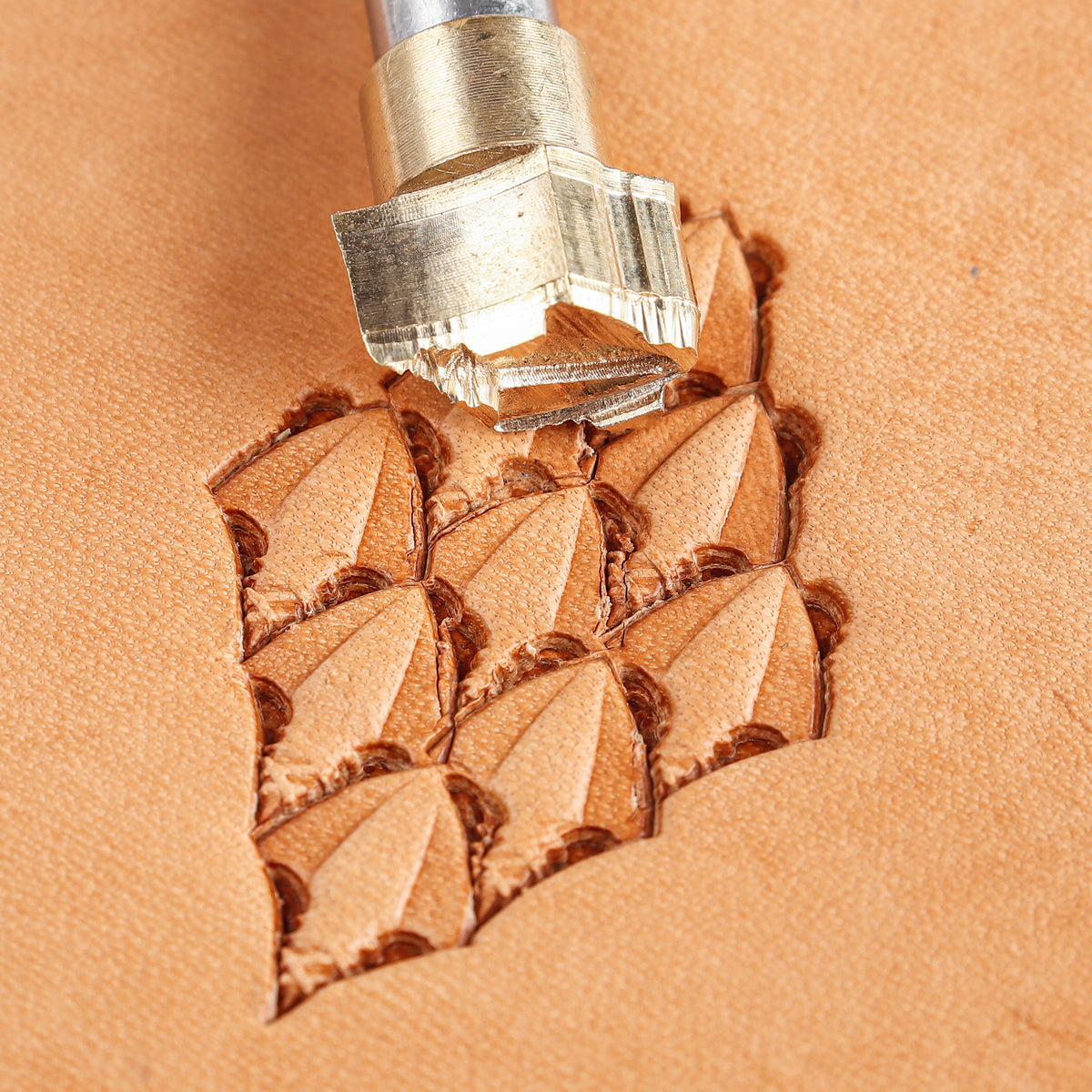 Stone Arrowhead Brass Stamp | DIY Leathercraft Tools - ELT044
