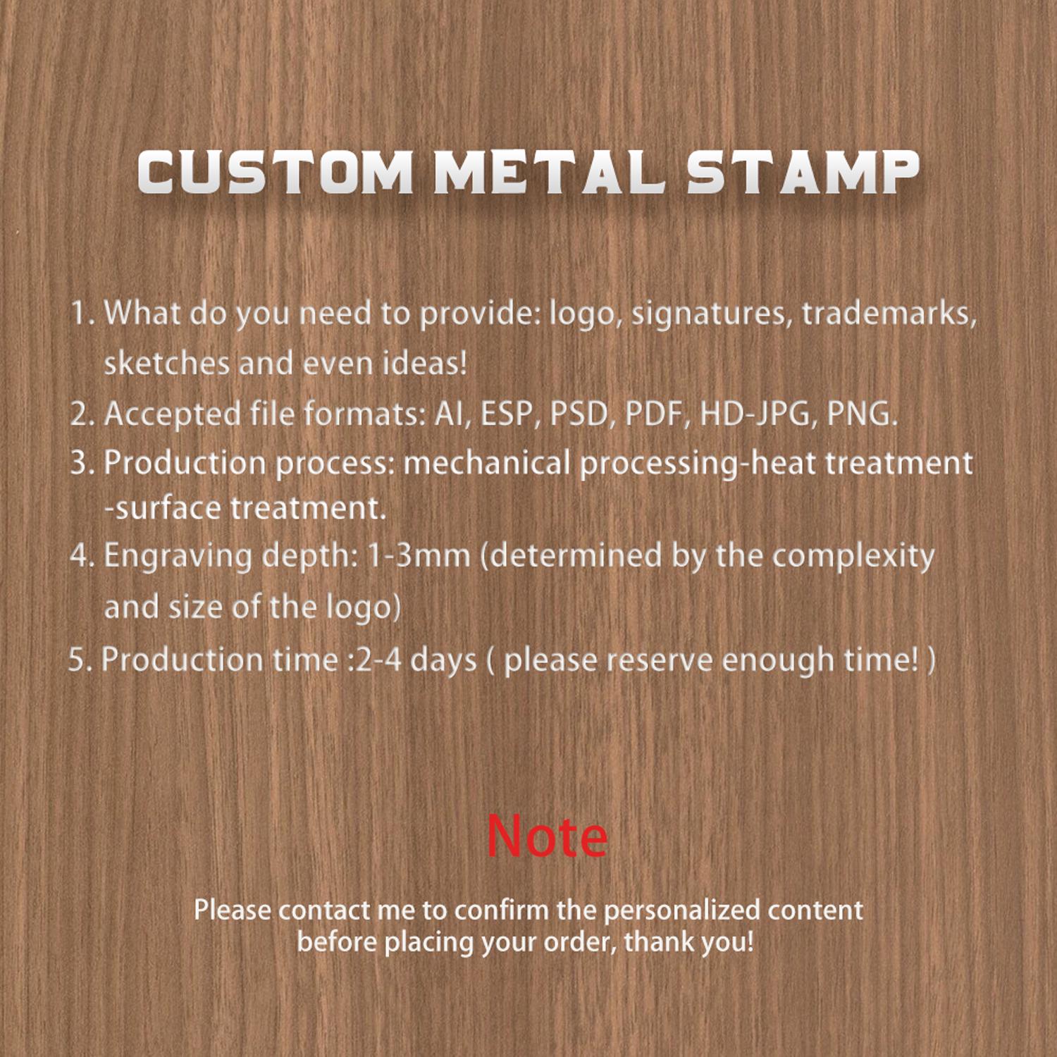 Custom Micro Steel Stamp | Personalized Metal Jewelry Punch