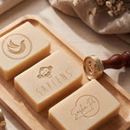 Custom Ceramic Signature Stamp | Personalized Soap Clay Imprint Tool