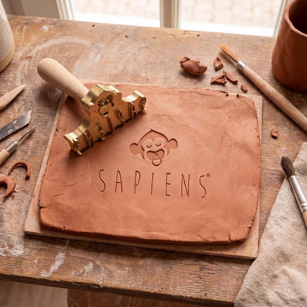 Custom Ceramic Signature Stamp | Personalized Soap Clay Imprint Tool