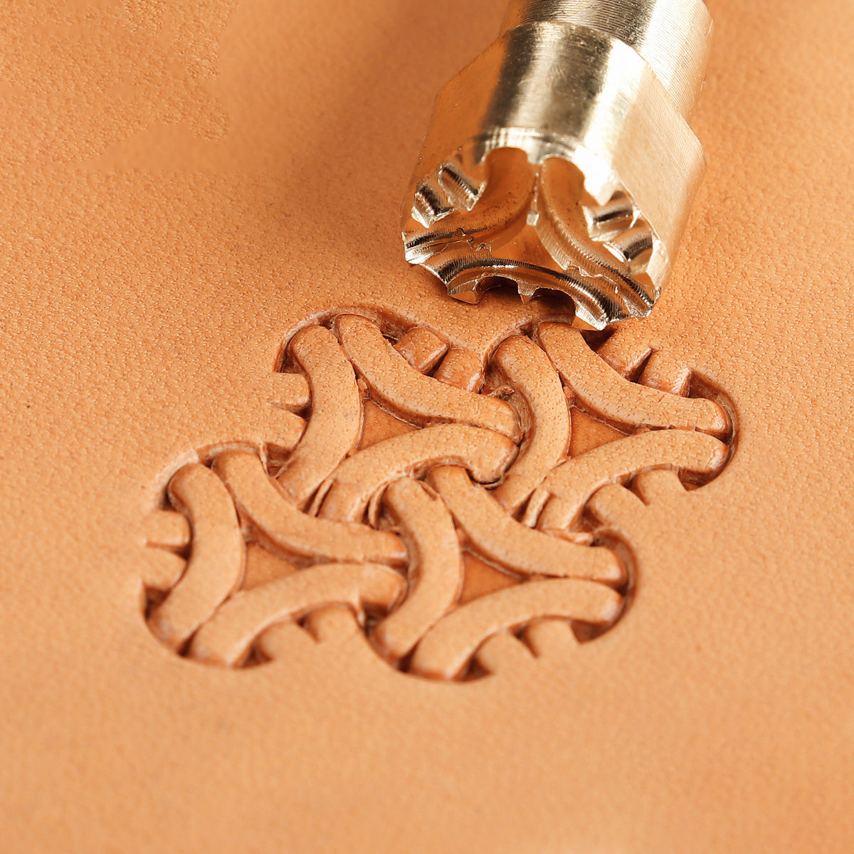 Celtic Interlaced Knot Brass Stamp | DIY Leathercraft Tools - ELT045