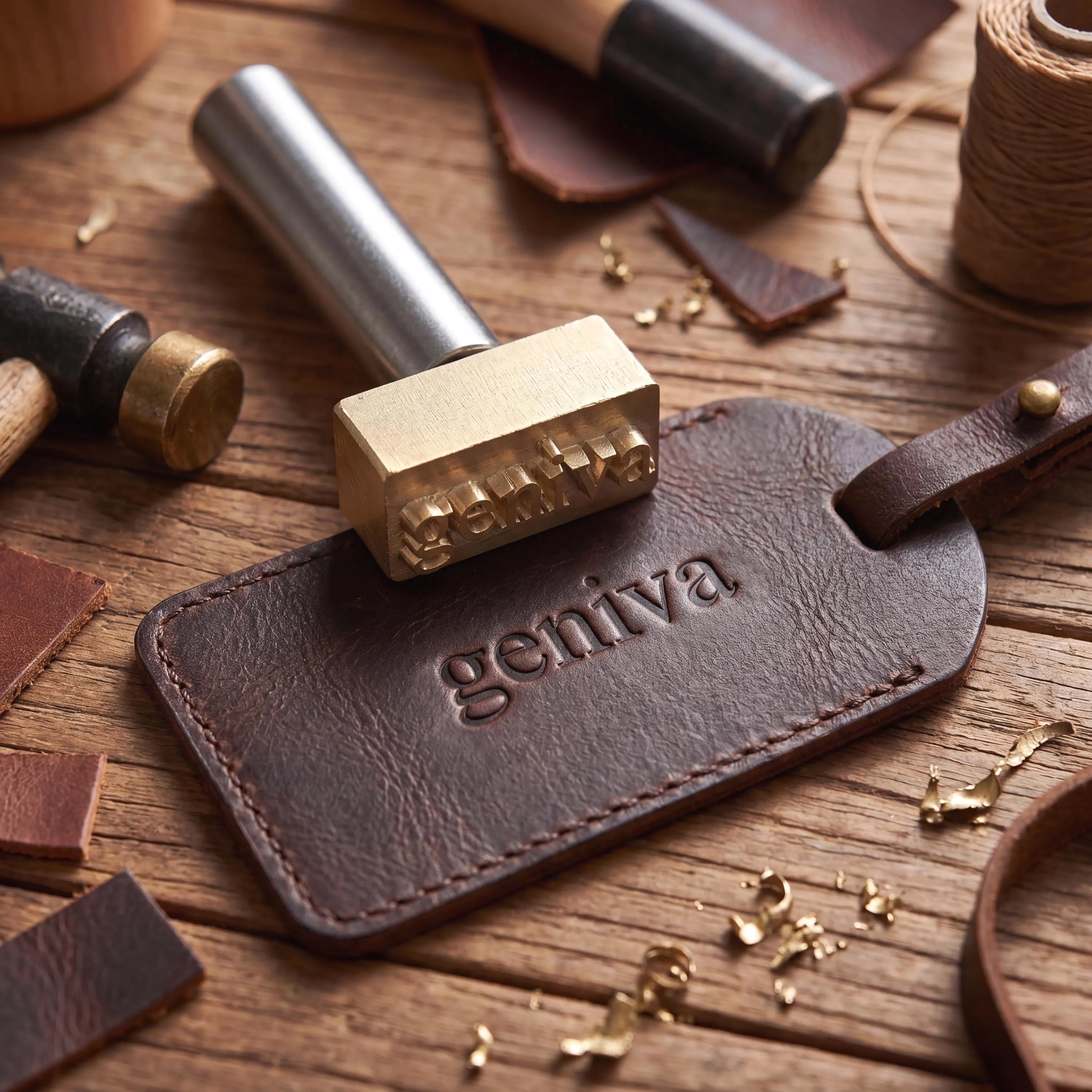Custom Leather Stamp |  Personalized Logo / Artwork Embosser