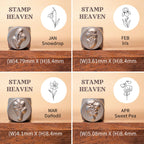 Birth Month Flower Metal Stamps | DIY Jewelry Tools