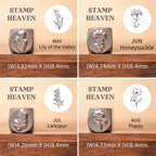 Birth Month Flower Metal Stamps | DIY Jewelry Tools