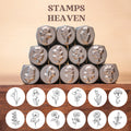 Birth Month Flower Metal Stamps | DIY Jewelry Tools