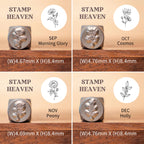 Birth Month Flower Metal Stamps | DIY Jewelry Tools