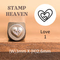 Heart Print Metal Stamp Set | DIY Jewelry Tools