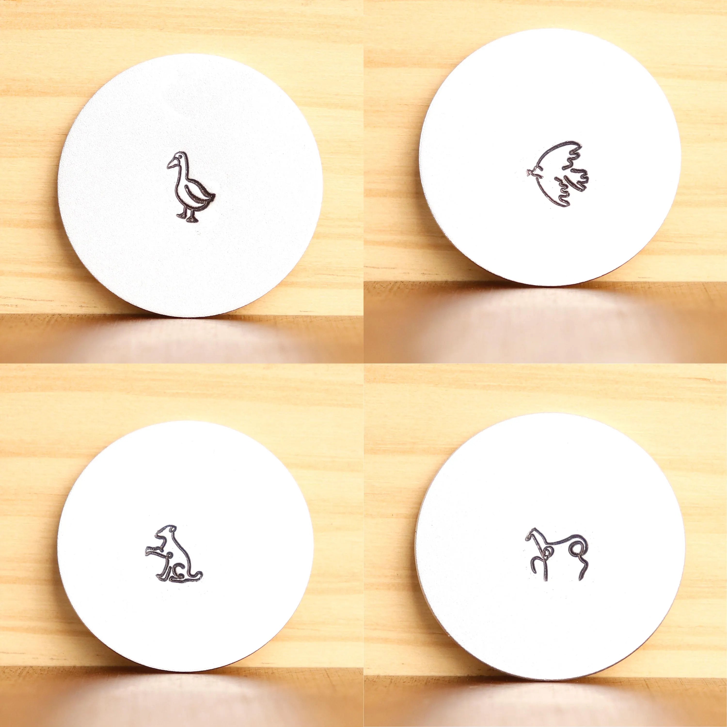 5 Pcs Lines Animal Metal Stamps Set | DIY Jewelry Tools
