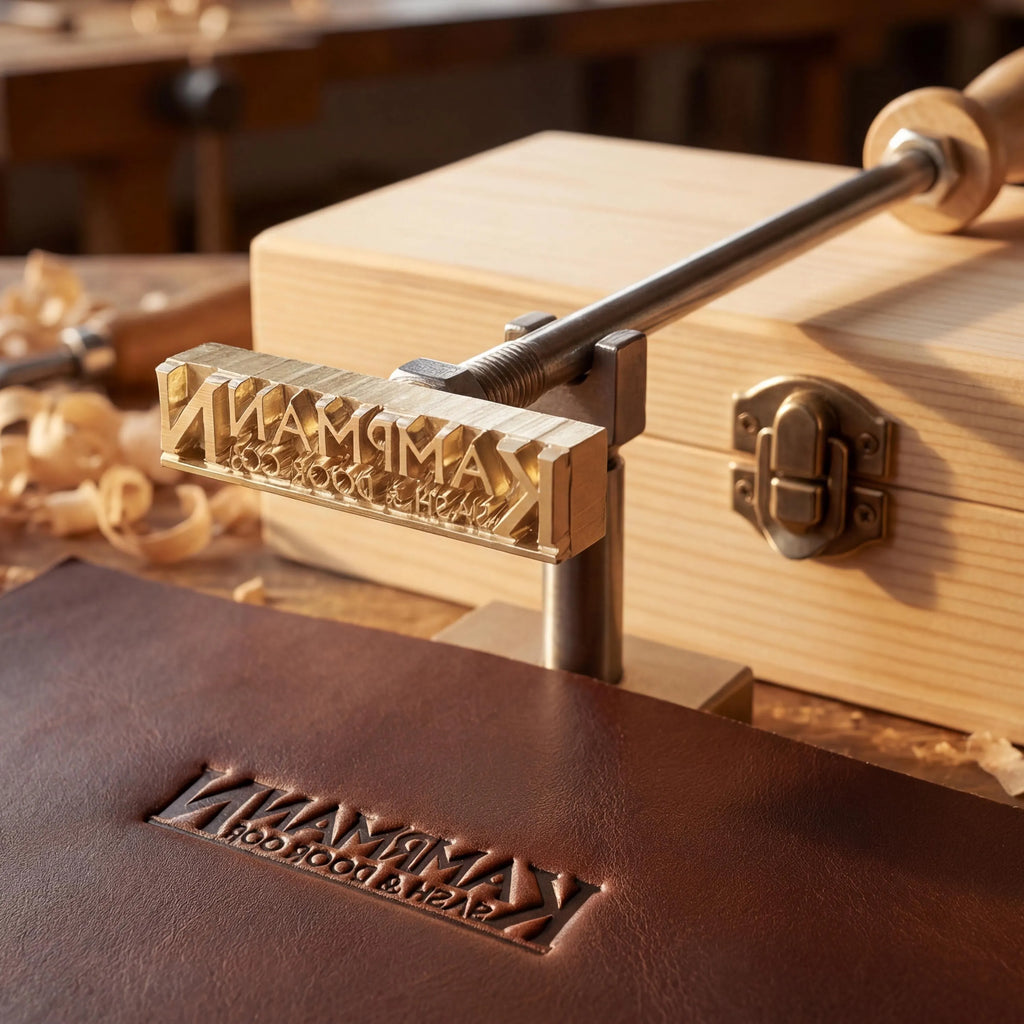 Custom Leather Branding Iron | Personalized Leathercraft Stamp for Maker