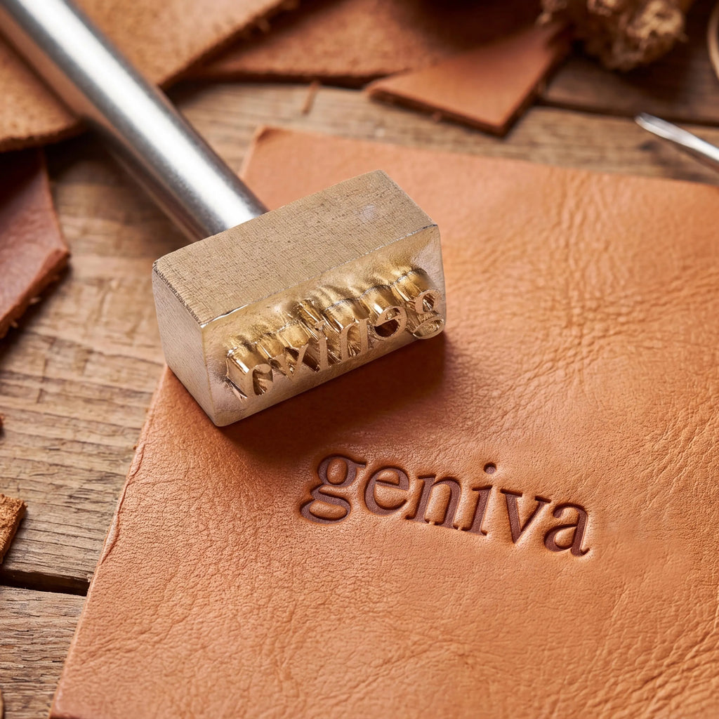 Custom Brass Leather Stamp | Personalized Hammer Punch Tool