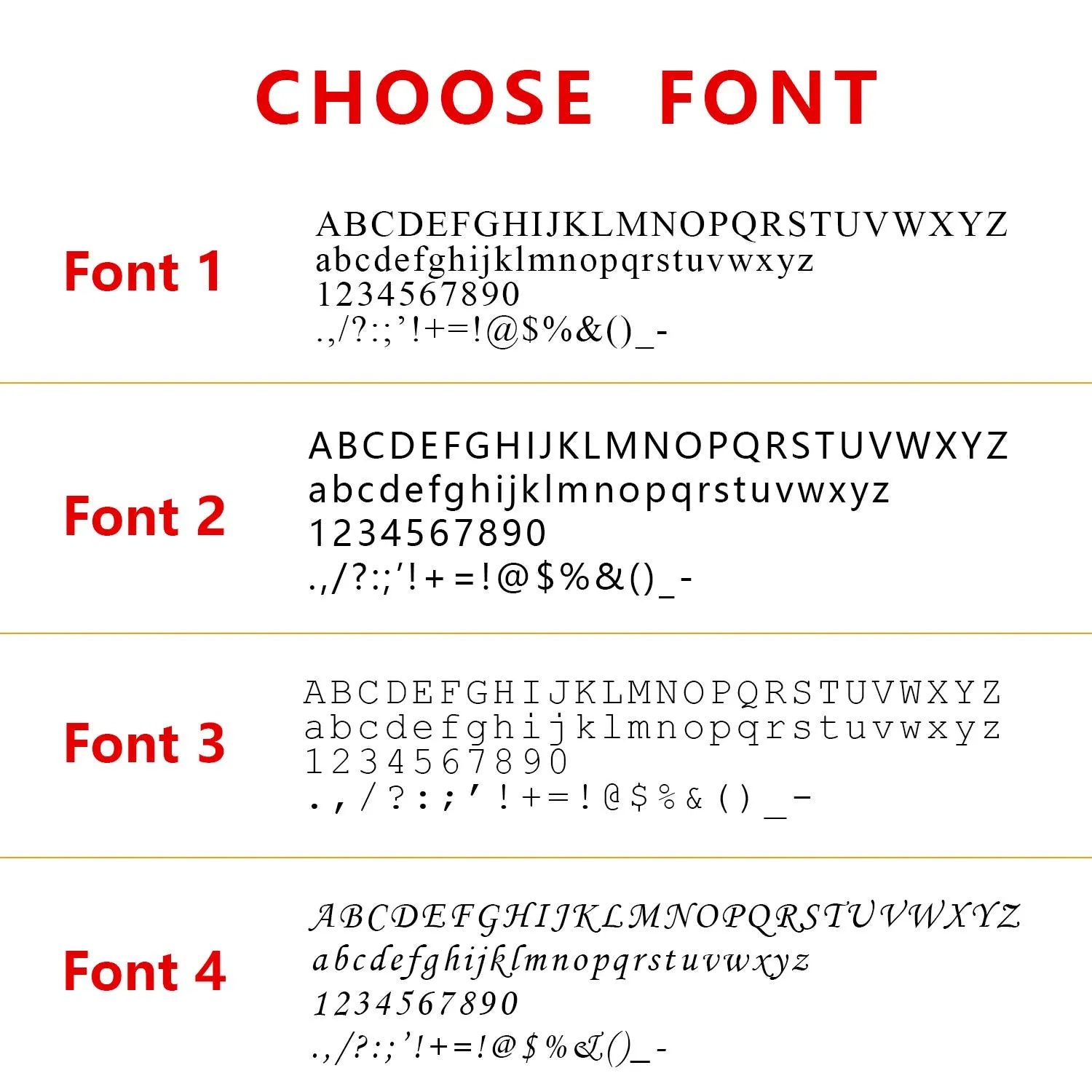 Custom Alphabet Stamp Set | Branding Iron or Embosser