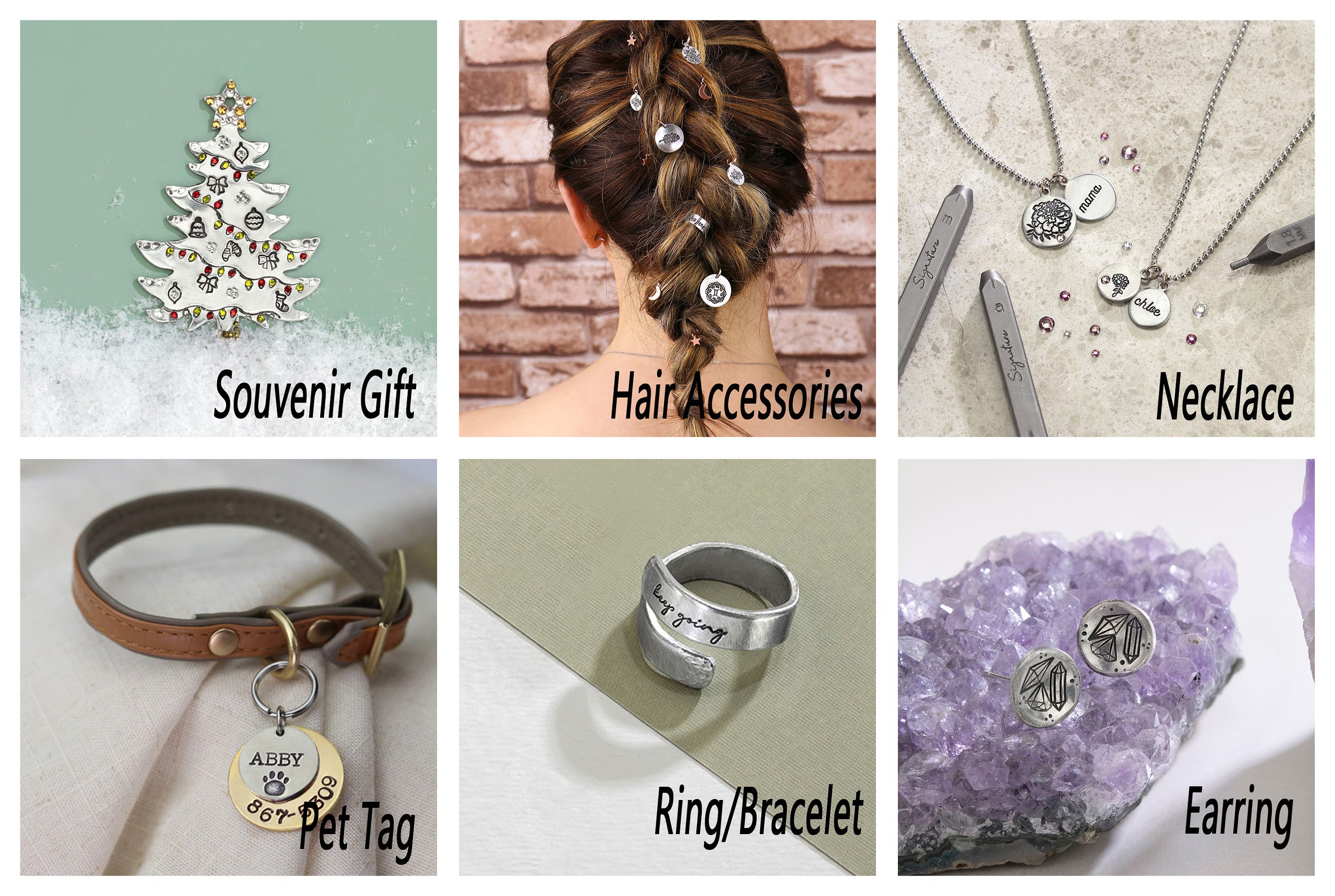 Custom Micro Steel Stamp | Personalized Metal Jewelry Punch