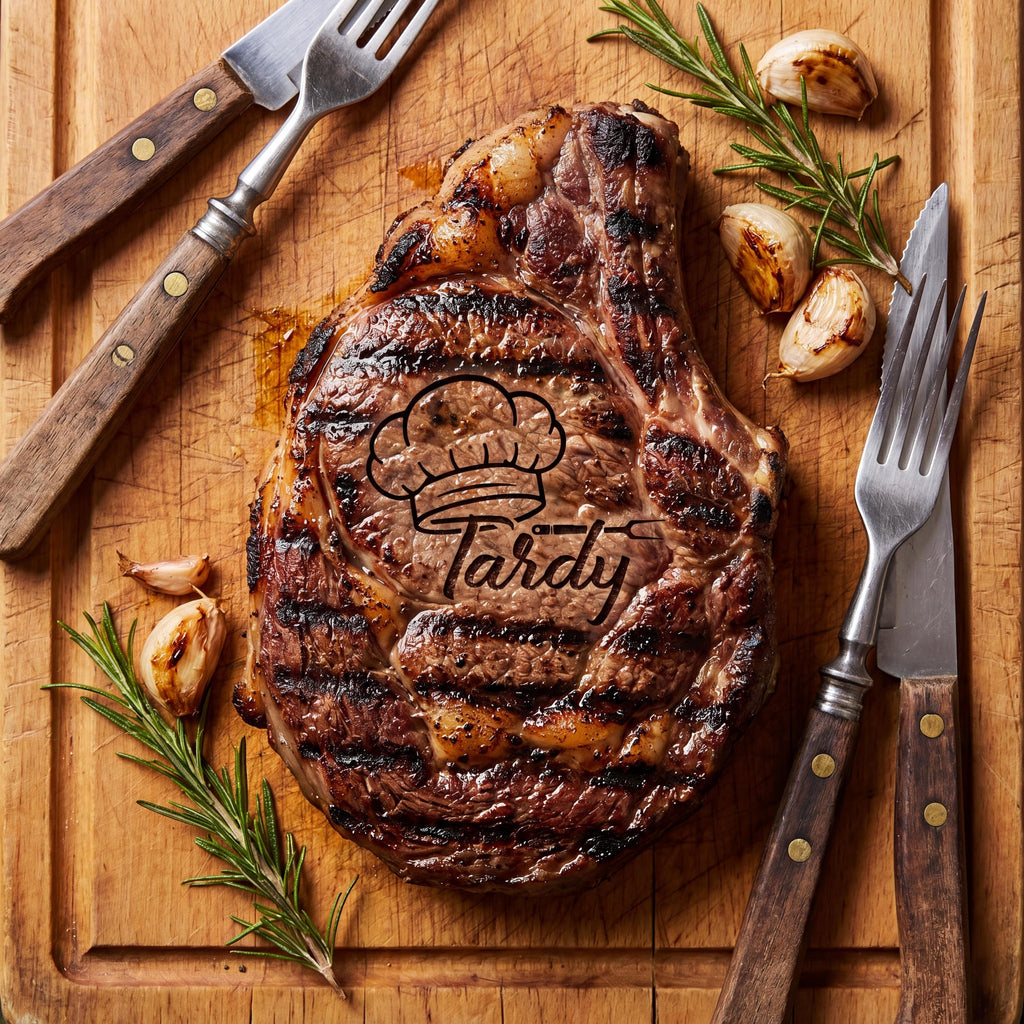 Custom Burger Branding Iron | Personalized BBQ Meat Stamp for Grill